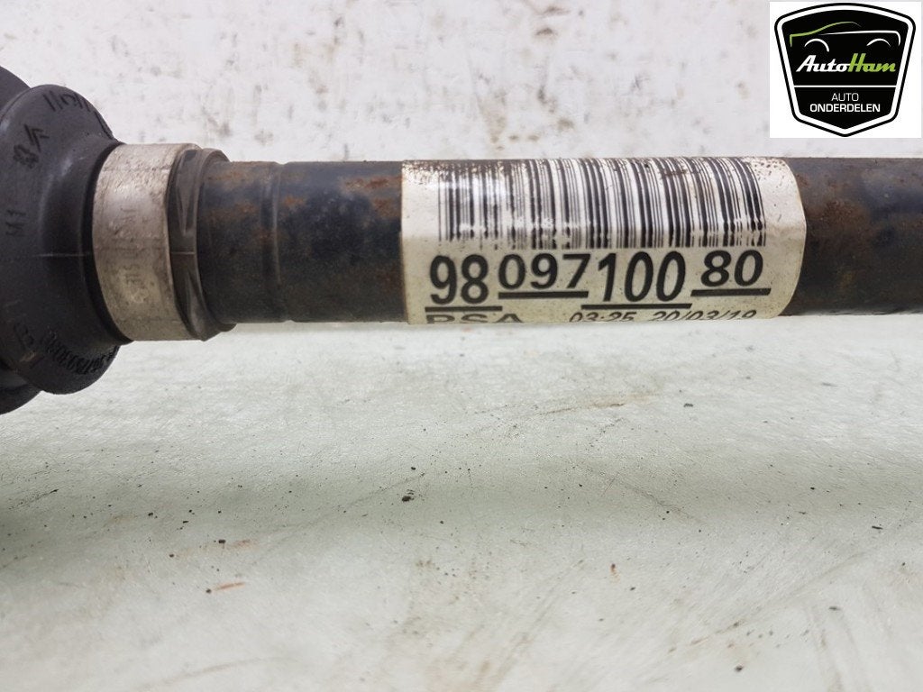 AANDRIJFAS LINKS VOOR Opel Crossland (X) (01-2017/05-2018), Auto-onderdelen, Gebruikt, Opel