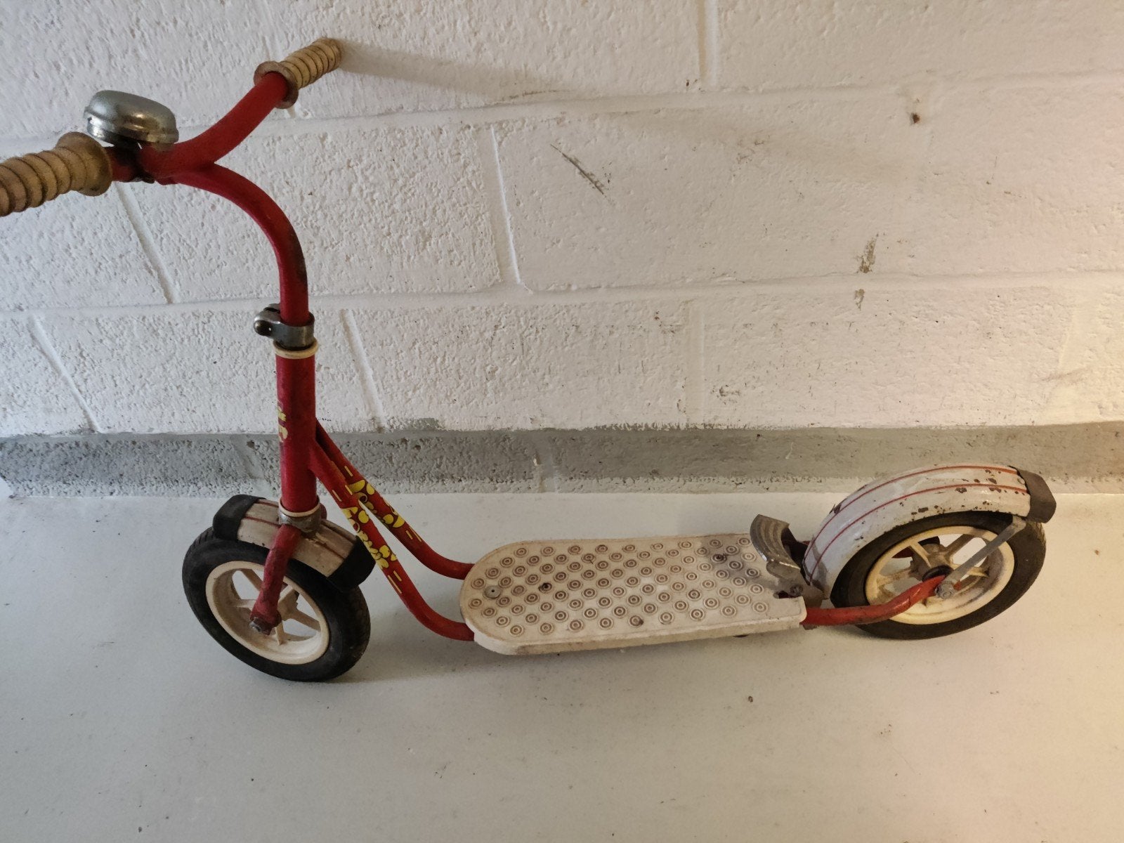 oude kinderstep, Ophalen
