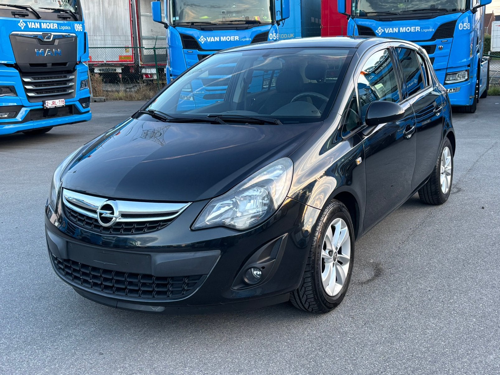 Opel Corsa COSMO 2014  1.2L  ESSENCE GPS AIRCO 87000km, Auto's, Euro 5, 63 kW, 1229 cc, Zwart