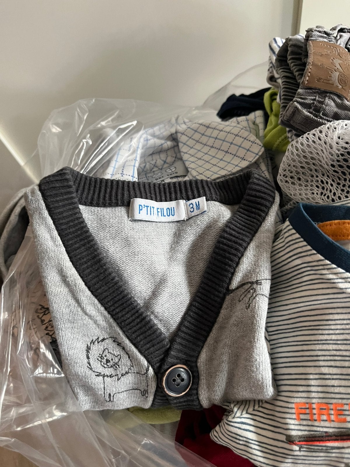 Grote zak babykleding 62/68, Kinderen en Baby's, Babykleding | Maat 62, Ophalen, Gebruikt
