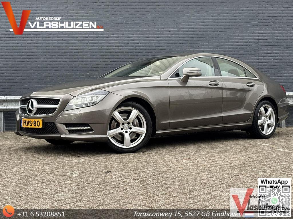 Mercedes-Benz CLS 350 CDI | Leder | Stoelverwarming | Climat, Auto's, Automaat, 160 g/km, CLS, Zilver of Grijs