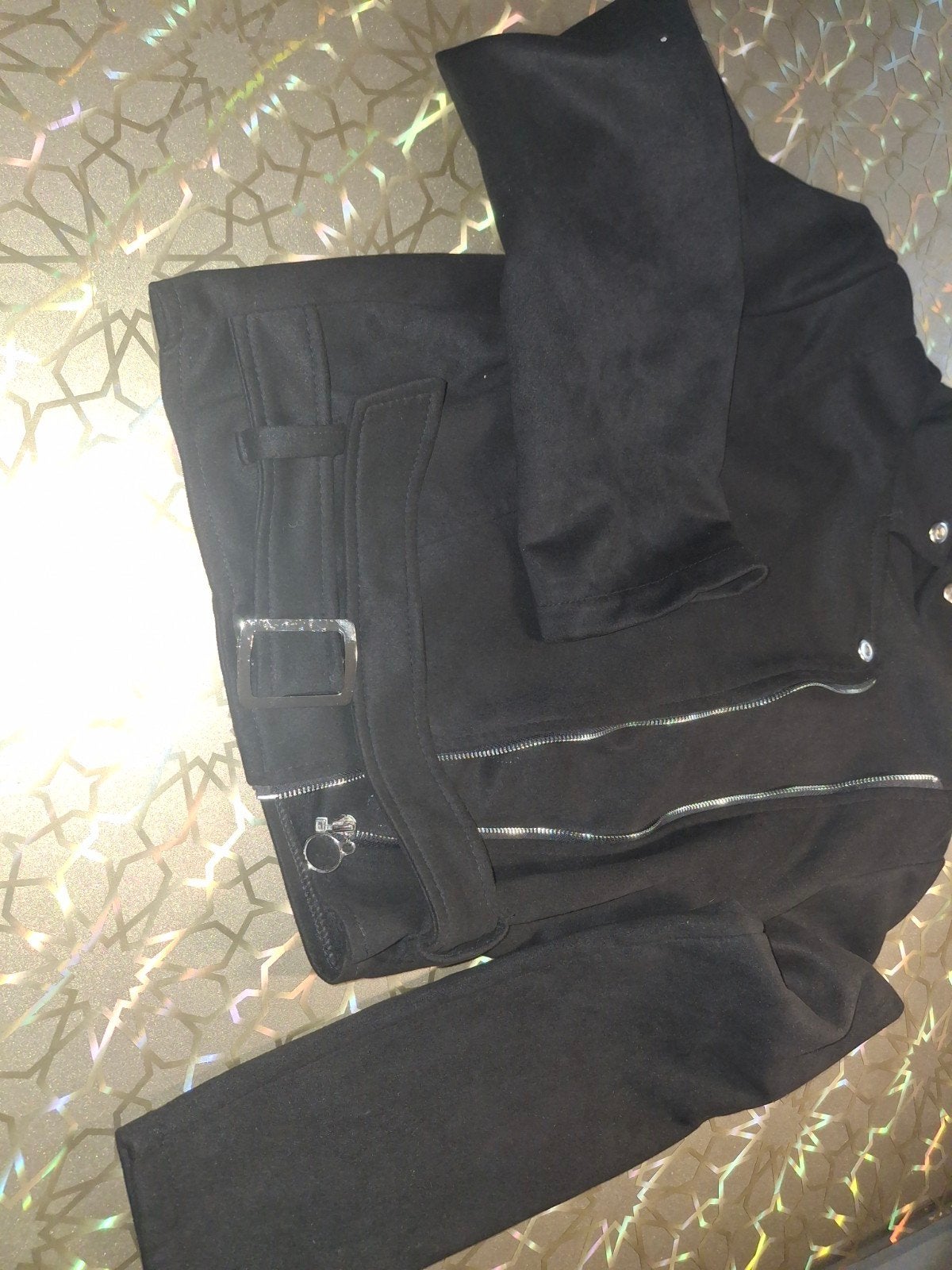 Veste Zara XS, Kleding | Dames, Jassen | Winter, Zara, Nieuw, Maat 34 (XS) of kleiner, Zwart