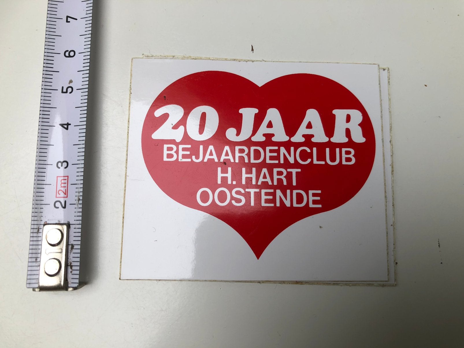 Sticker bejaarden club Oostende, Verzamelen, Ophalen of Verzenden, Nieuw, Bedrijf of Vereniging