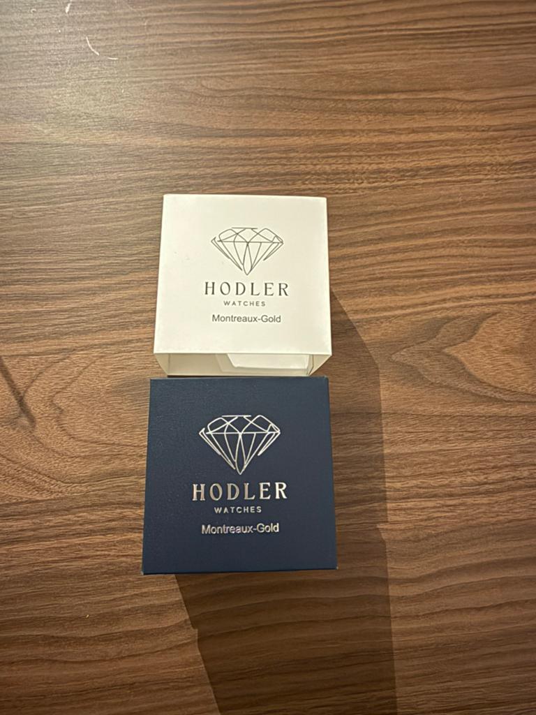 Nieuwe Hodler Montreaux herenhorloge, Handtassen en Accessoires, Uiterlijk | Parfum, Ophalen of Verzenden, Nieuw