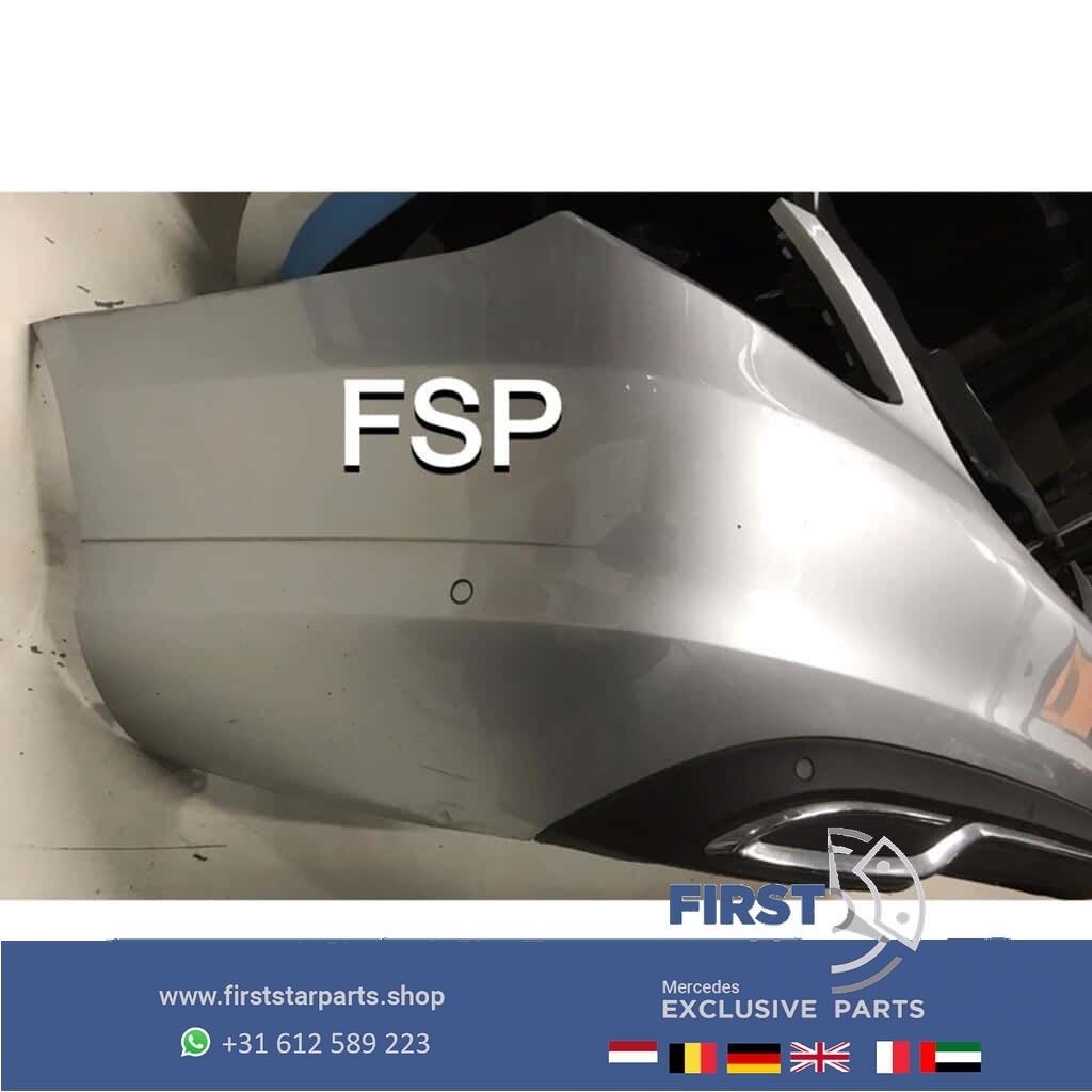 W205 complete achterbumper Mercedes C klasse zwart wit zilve, Auto-onderdelen, Gebruikt, -, Ophalen of Verzenden, Achter