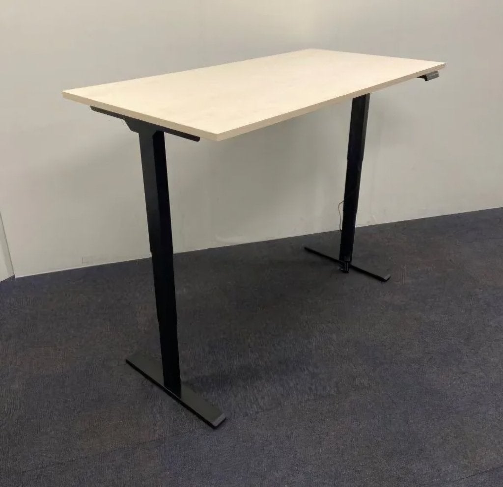 Support de bureau électrique (160x80cm), 160 cm, Bureau assis-debout, Électrique, Comme neuf