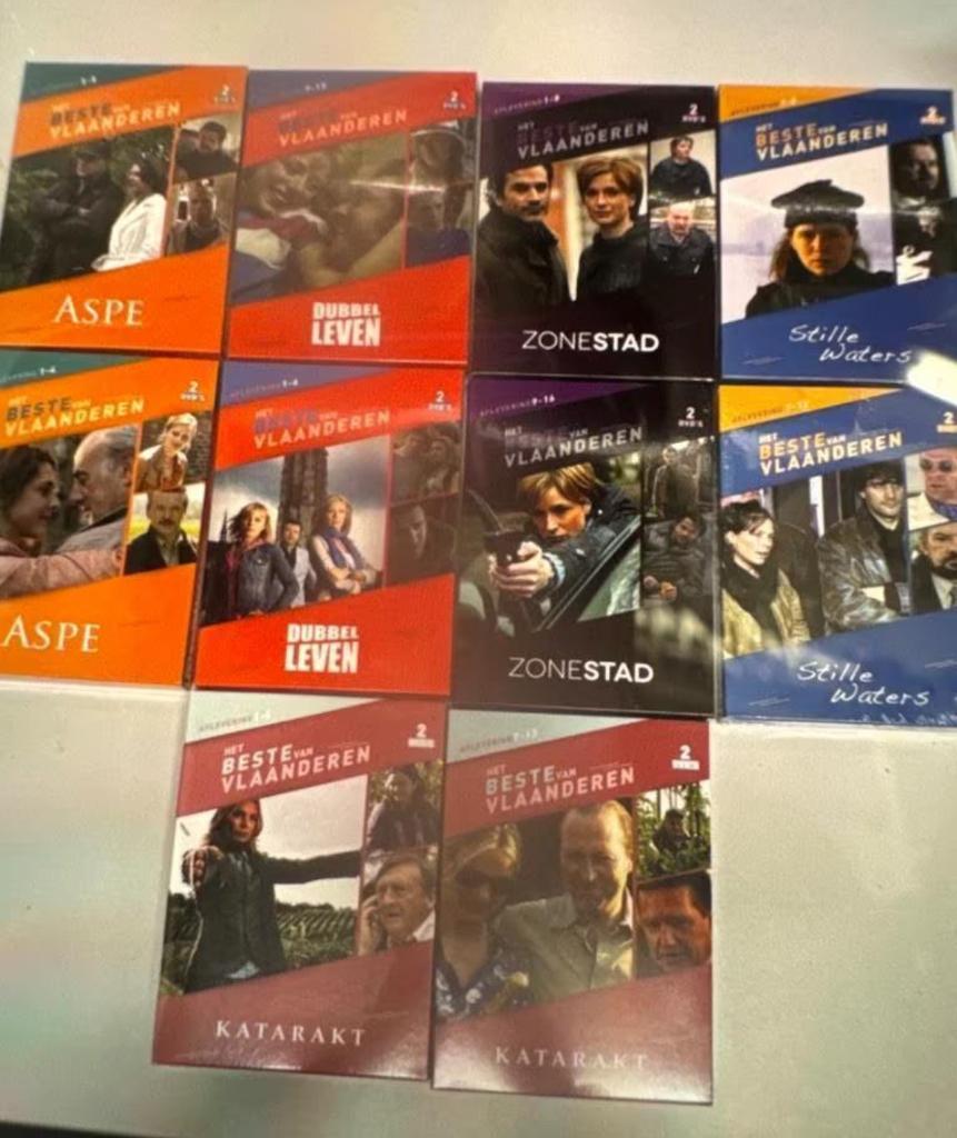 Vlaamse dvd series 10 euro per stuk, Cd's en Dvd's, Ophalen of Verzenden, Nieuw in verpakking, Boxset