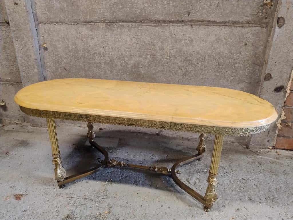 Table basse ancienne en onyx, Enlèvement