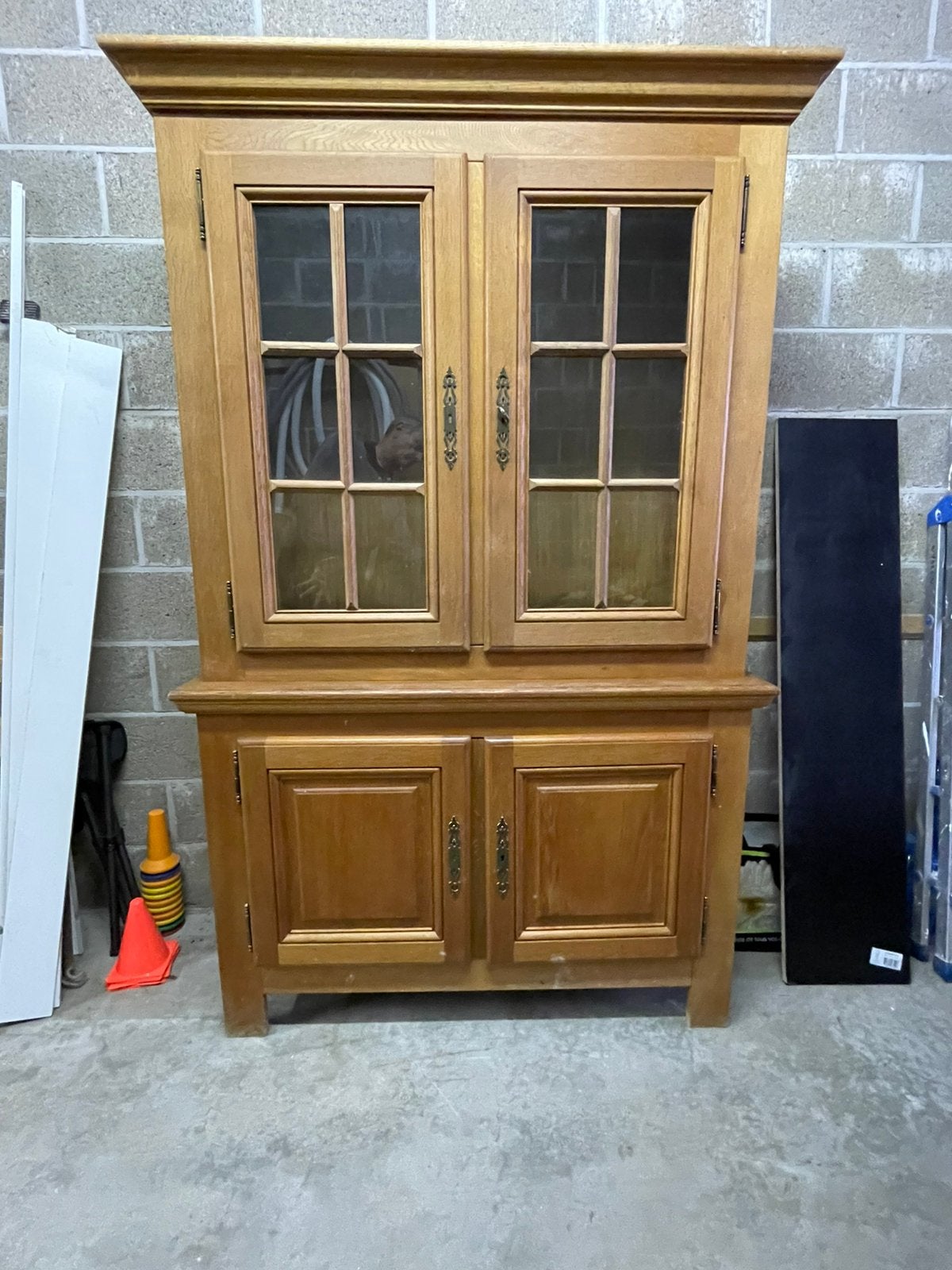 Buffet 2 corps, Huis en Inrichting, Ophalen, Gebruikt, 100 tot 150 cm, Eikenhout