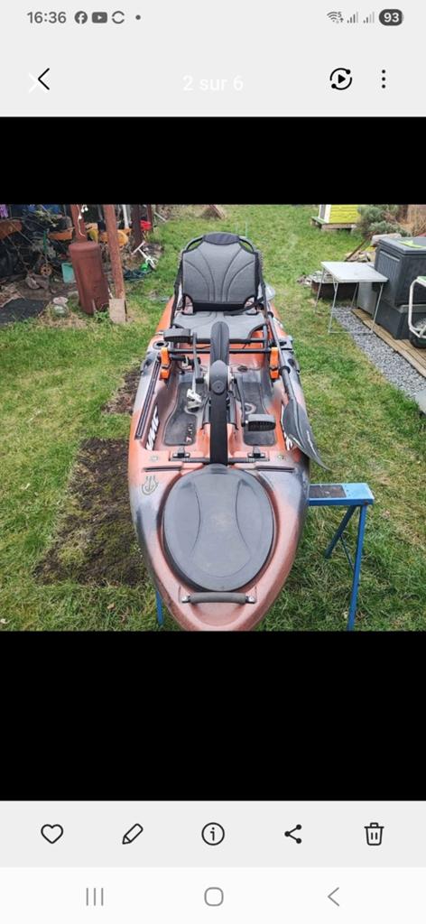 Kayak de pêche native