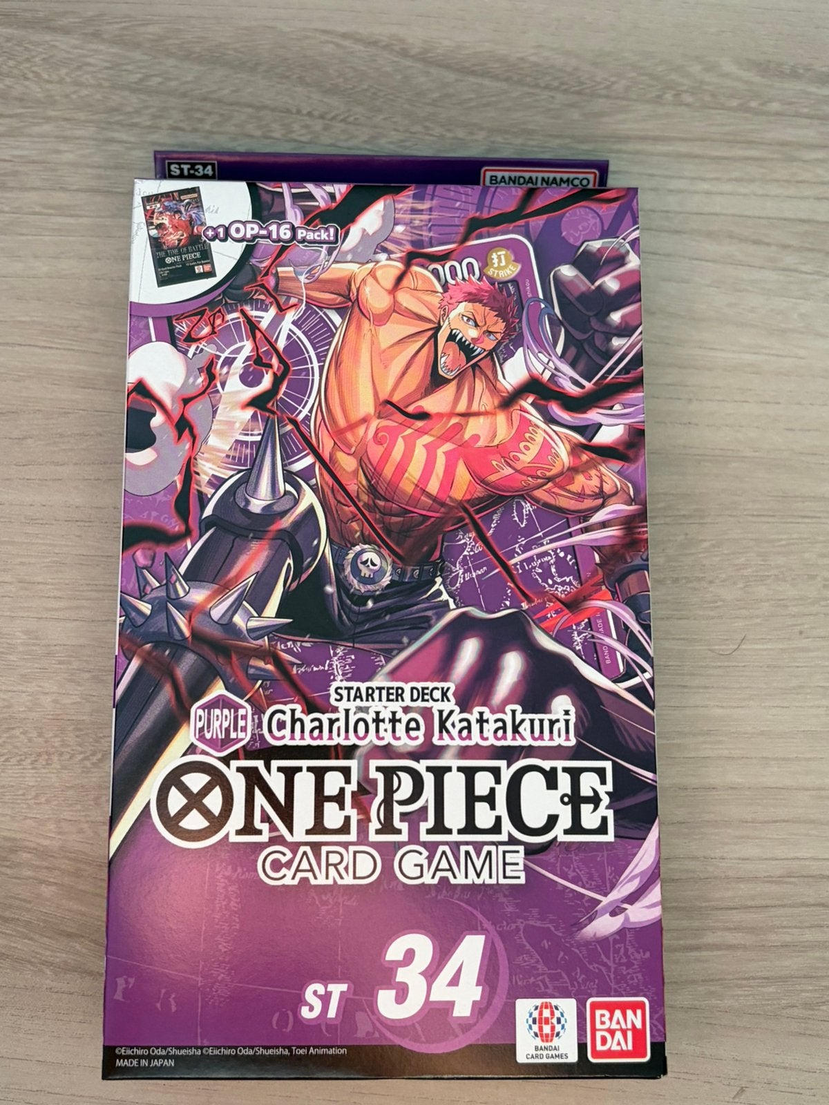 ST-34 Purple Charlotte Katakuri Starter Deck, Enlèvement ou Envoi, Comme neuf