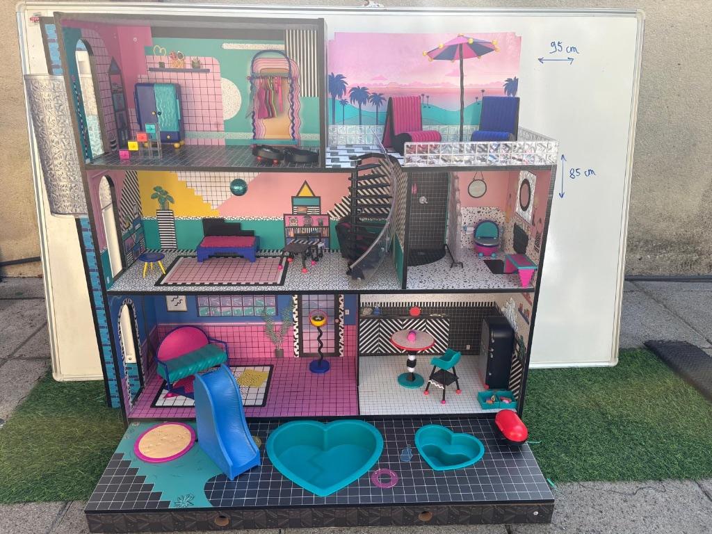 XXL L.O.L. Surprise poppenhuis met accessoires, Ophalen, Gebruikt, Poppenhuis