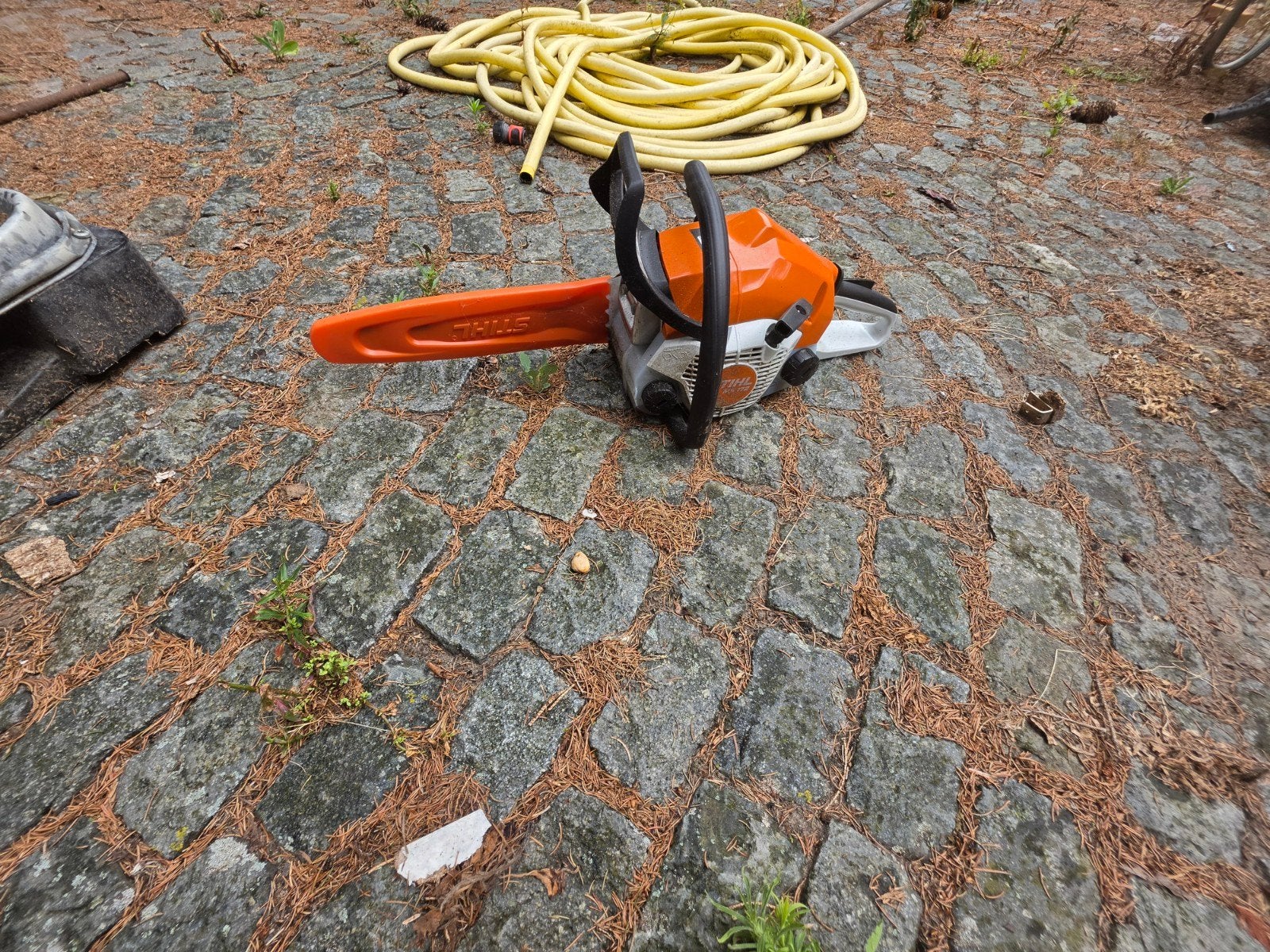 Stihl kettingzaag, Ophalen, Zo goed als nieuw, Benzine, Stihl