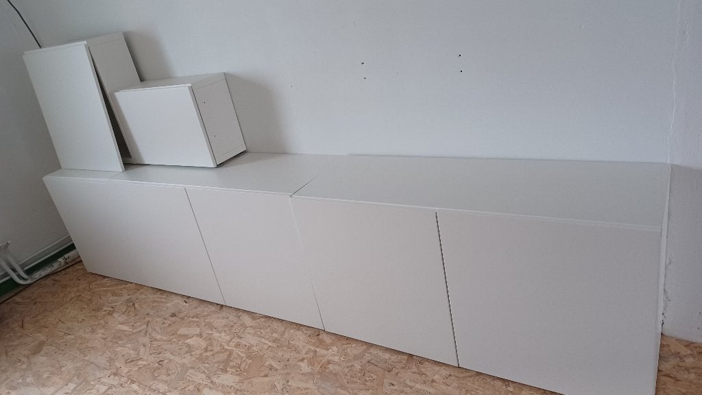 Meuble besta ikea, Maison & Meubles, Enlèvement, Utilisé, Autres matériaux