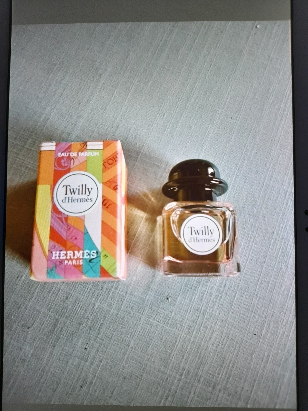 Miniature Vintage Twilly d'Hermes Eau de parfum 7,5 ml, Collections, Parfums, Enlèvement ou Envoi, Neuf, Miniature, Plein