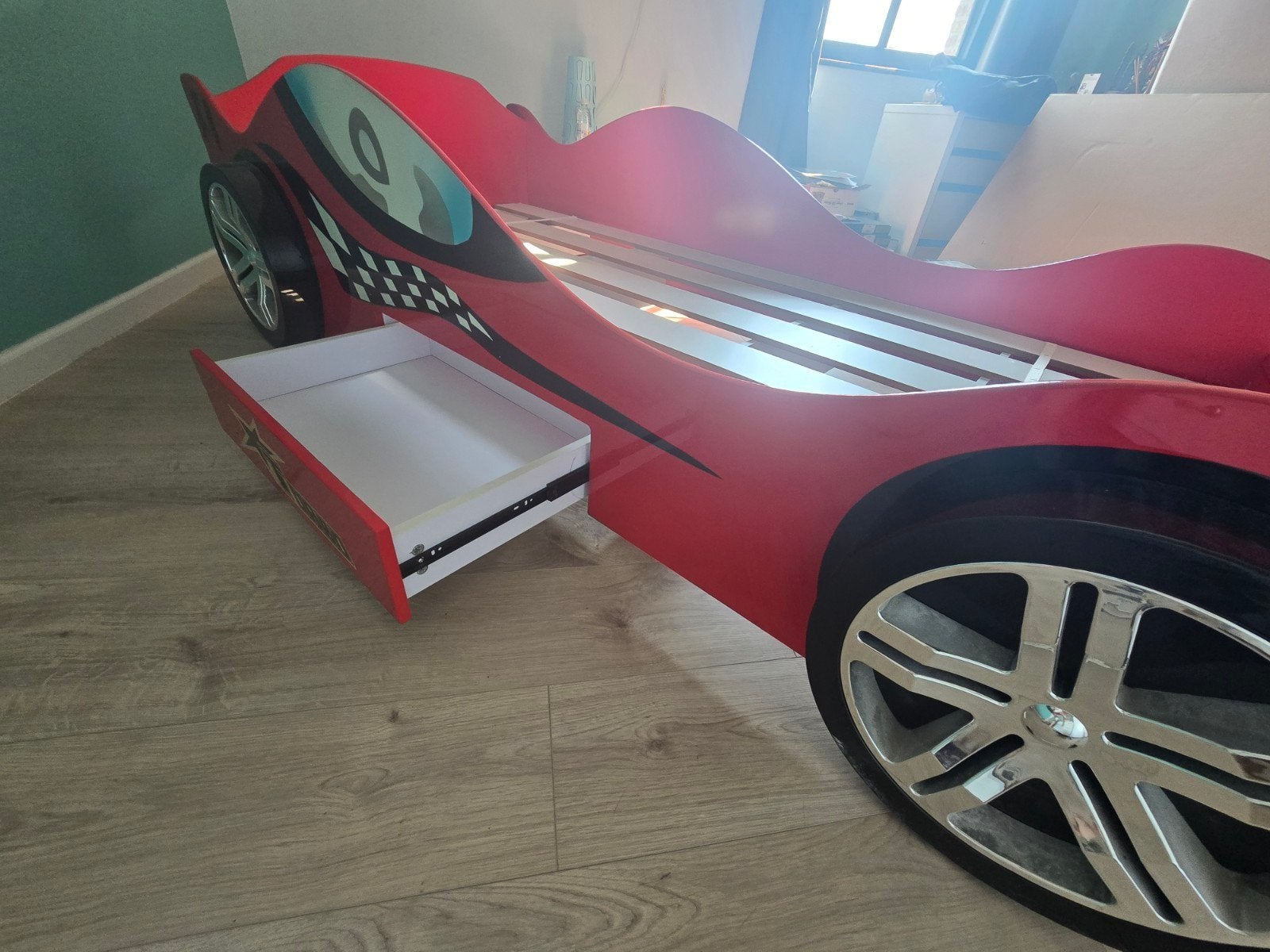 Kinderbed sport auto 90x200, Kinderen en Baby's, Kinderkamer | Bedden, Ophalen
