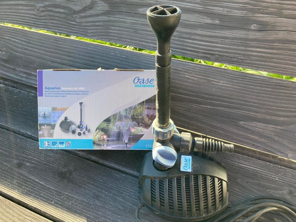 Fontein Oase Aquarius, Tuin en Terras, Ophalen, Zo goed als nieuw