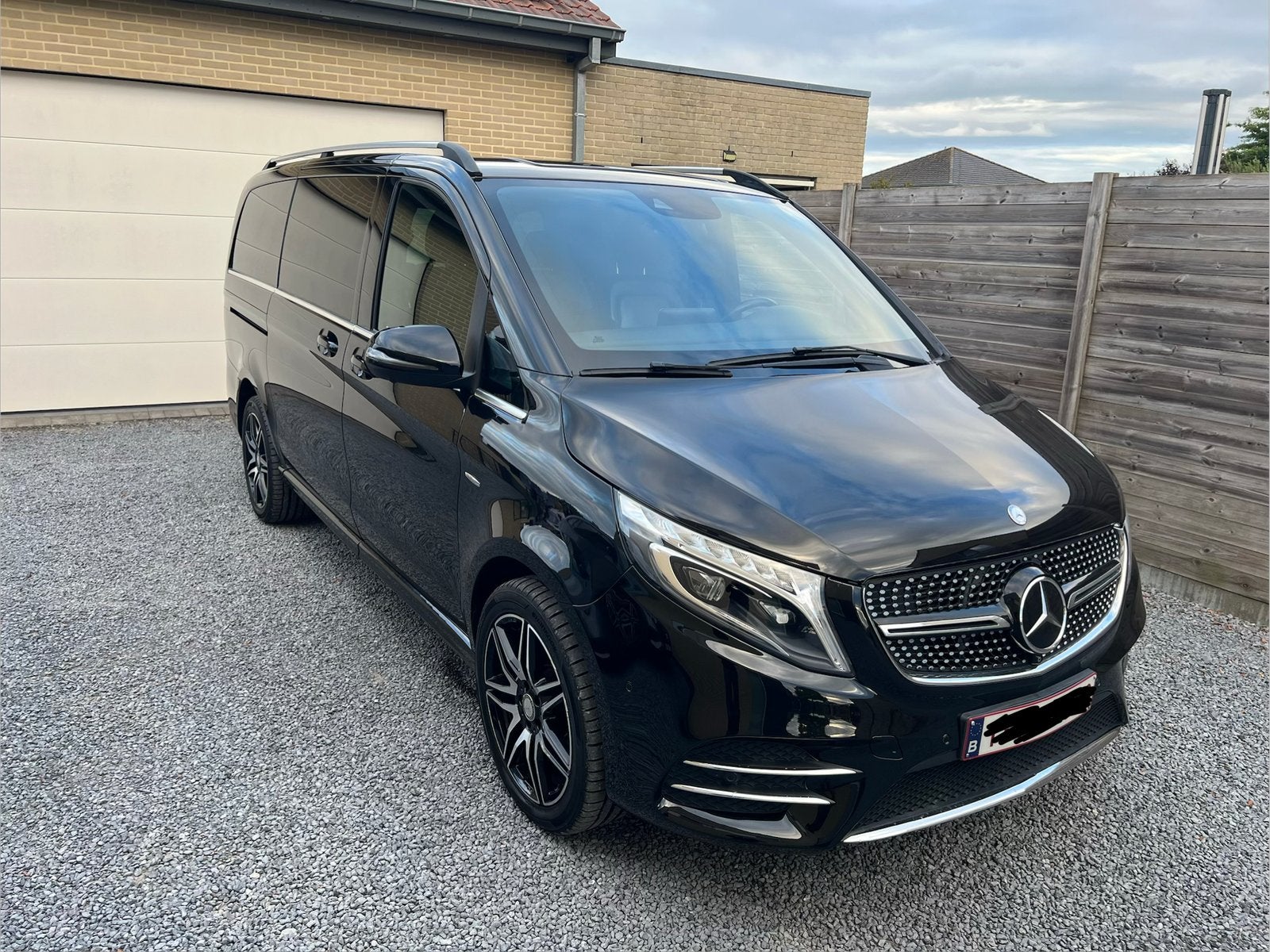 Mercedes V250d AMG,dubb cabine,360 cam,distronic,dode hoek…, Autos, Cuir, Achat, 6 portes, Euro 6