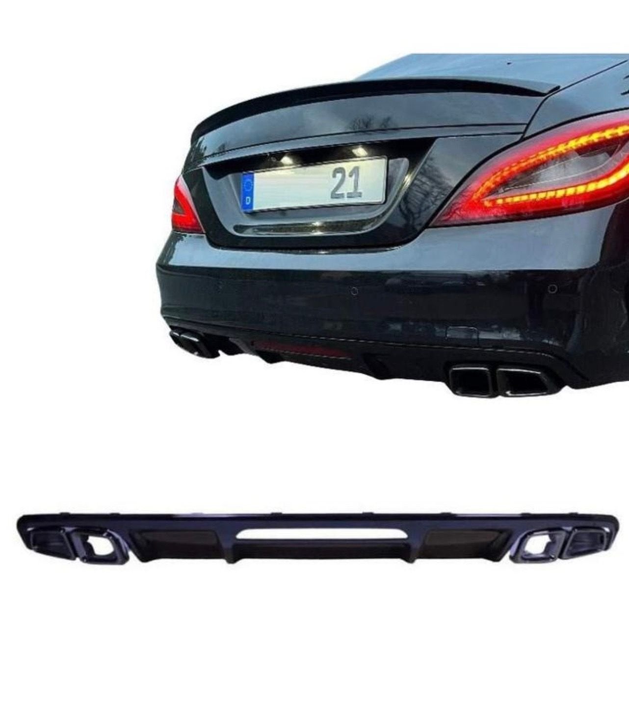 W257 CLS AMG LOOK ACHTERBUMPER CLS43 BUMPER PACK 2018-2026 (, Ophalen of Verzenden, -, -, -