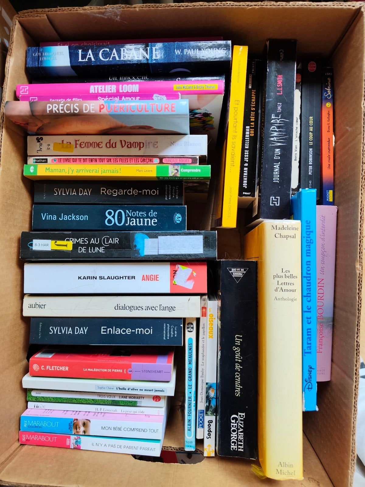 Caisse de 35 livres, Enlèvement, Utilisé, Fiction populaire