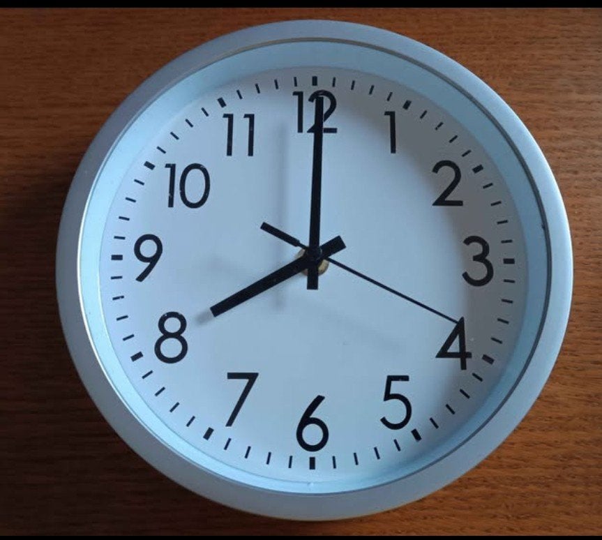 horloge 3€, Enlèvement ou Envoi, Comme neuf, Gris, Horloge murale