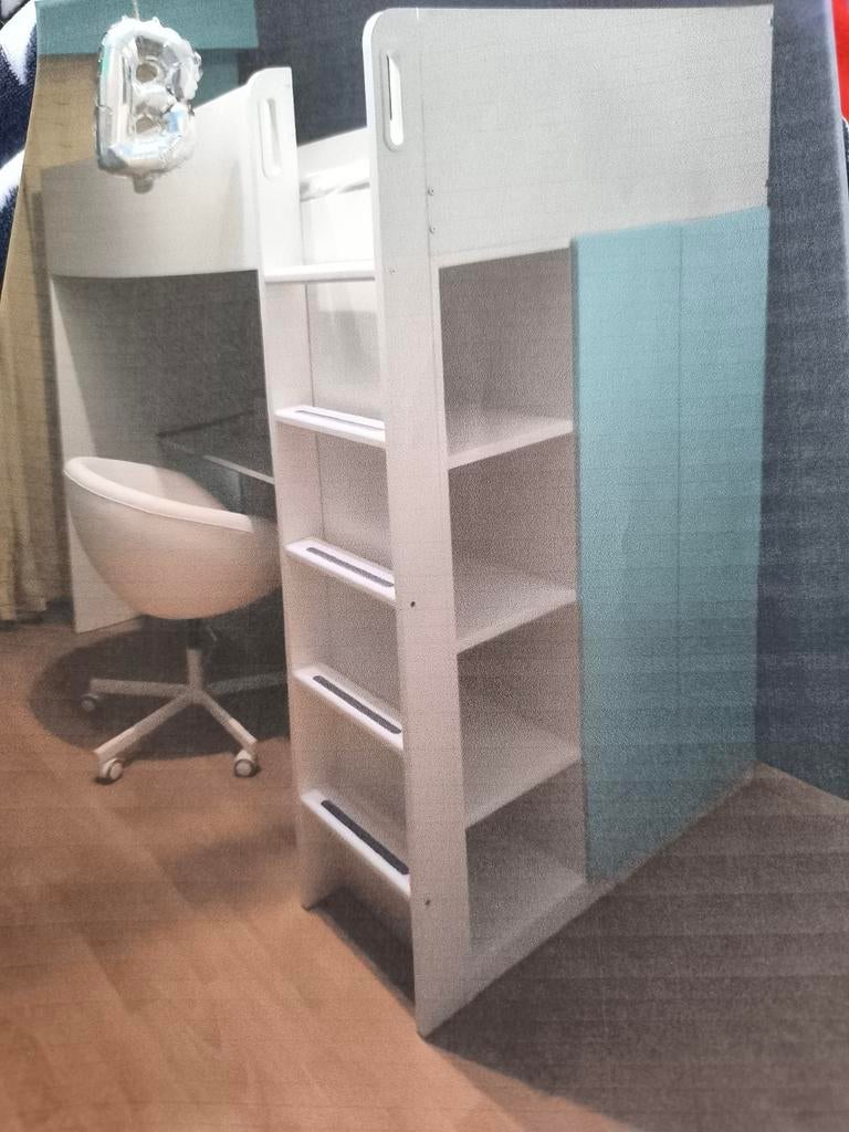 Hoogslaper met bureau en kast, Ophalen, Hoogslaper