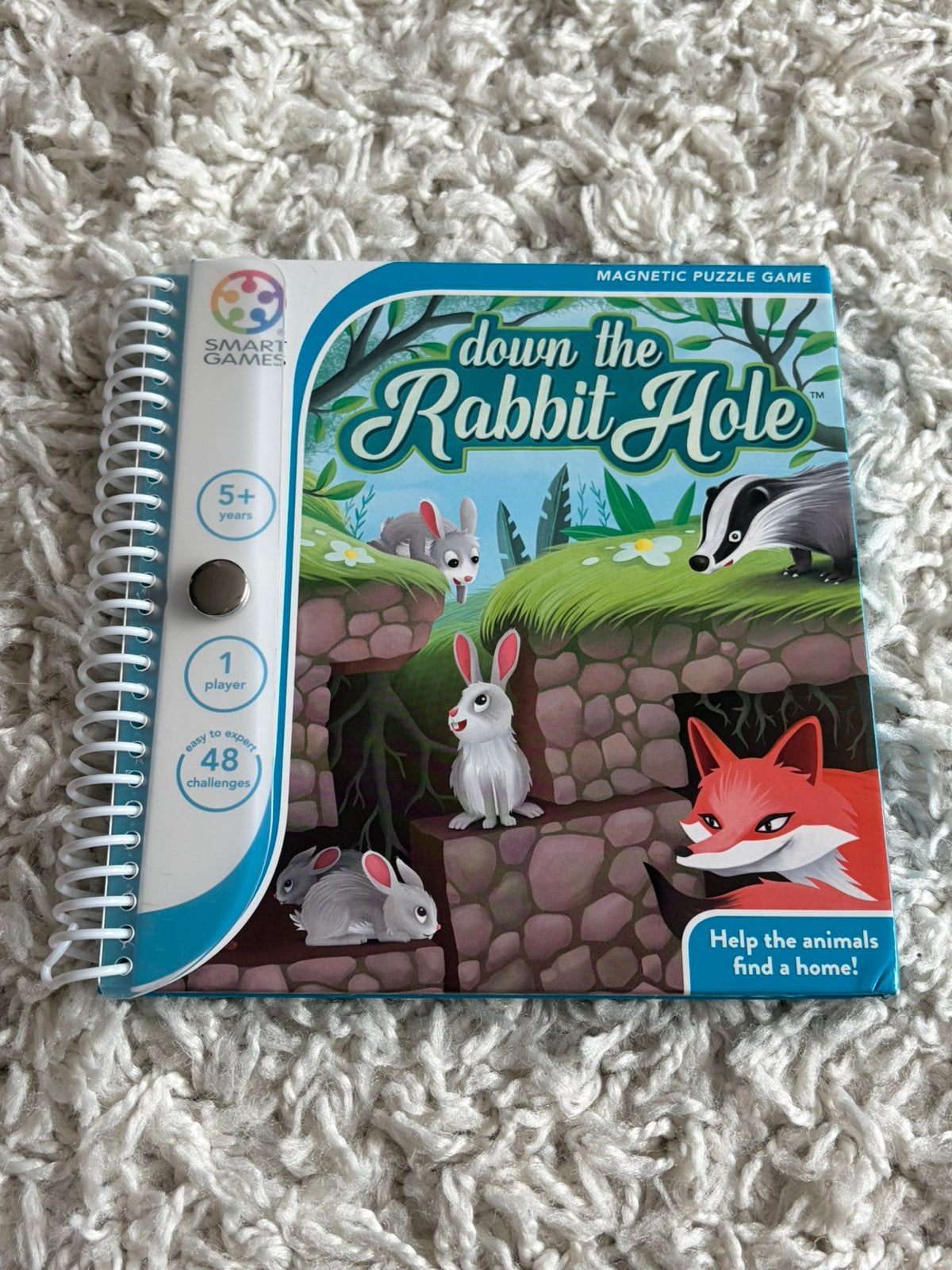 Spel - Smartgames - Down the rabbit hole, Kinderen en Baby's, Speelgoed | Educatief en Creatief, Ophalen of Verzenden, Zo goed als nieuw