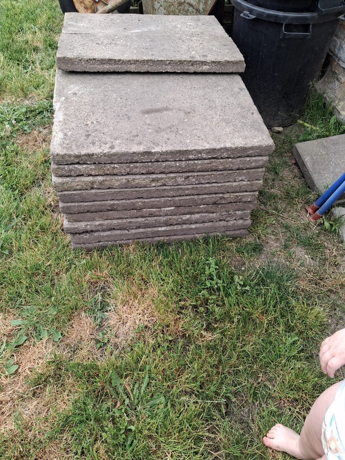d'ale en béton 18, Tuin en Terras, Tegels en Klinkers, Ophalen, Beton