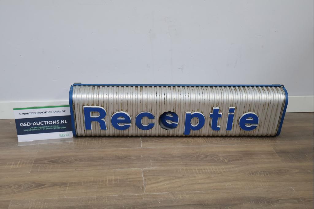 Vintage Elektrisch Receptie Uithangbord, Antiek en Kunst