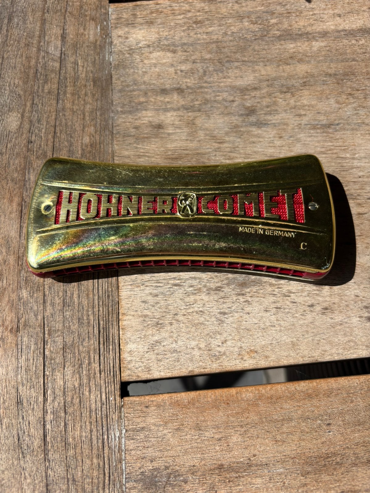 Mondharmonica Hohner Comet, Ophalen, Gebruikt