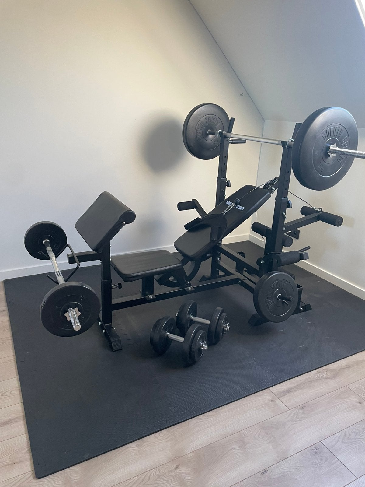 Fitnesbank Gorilla Sports, Ophalen, Zo goed als nieuw