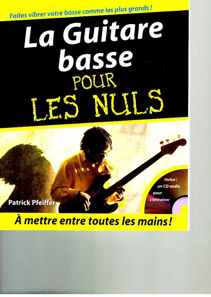 La Guitare basse pour les Nuls, Ophalen of Verzenden, Zo goed als nieuw, Patrick Pfeiffer