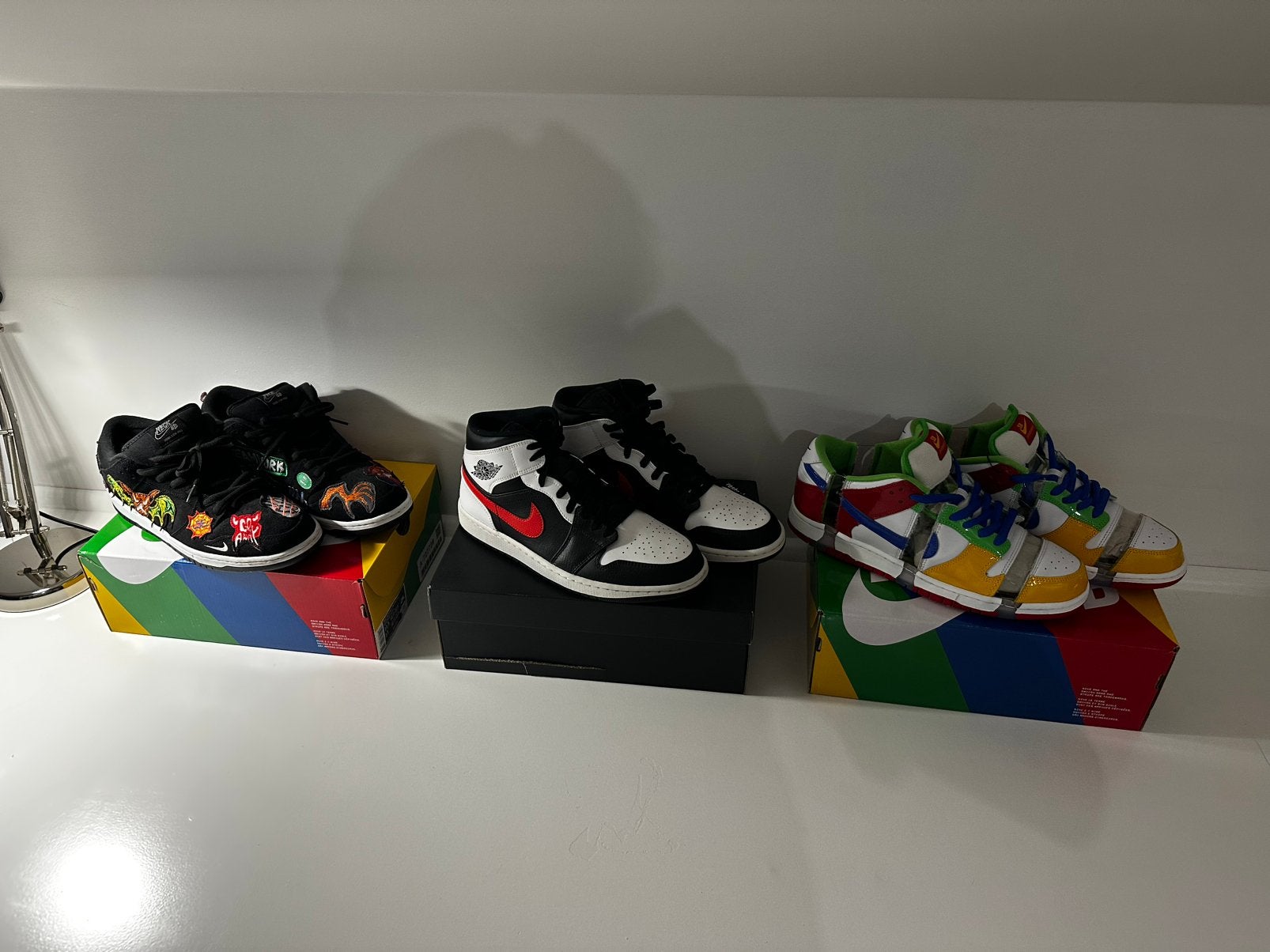 Nike sneakers - ebay dunks - neckface dunks - air jordan mid, Kleding | Heren, Ophalen of Verzenden, Zo goed als nieuw, Sneakers