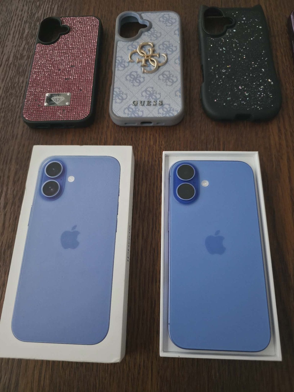 iphobe 16 blauw, Télécoms, Téléphonie mobile | Apple iPhone, Enlèvement, Comme neuf, Bleu, IPhone 16