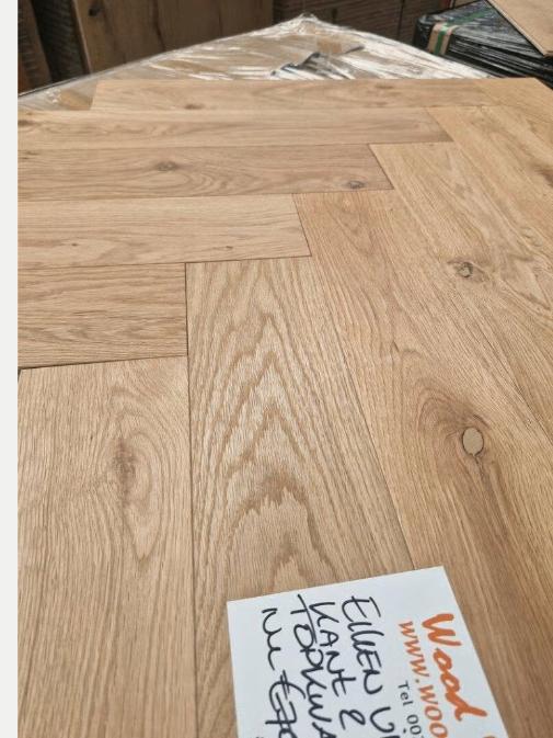 PARQUET EN BOIS ; 120 M2 EN CHÊNE HUILÉ À CHEVRONS !, Enlèvement, Intérieur