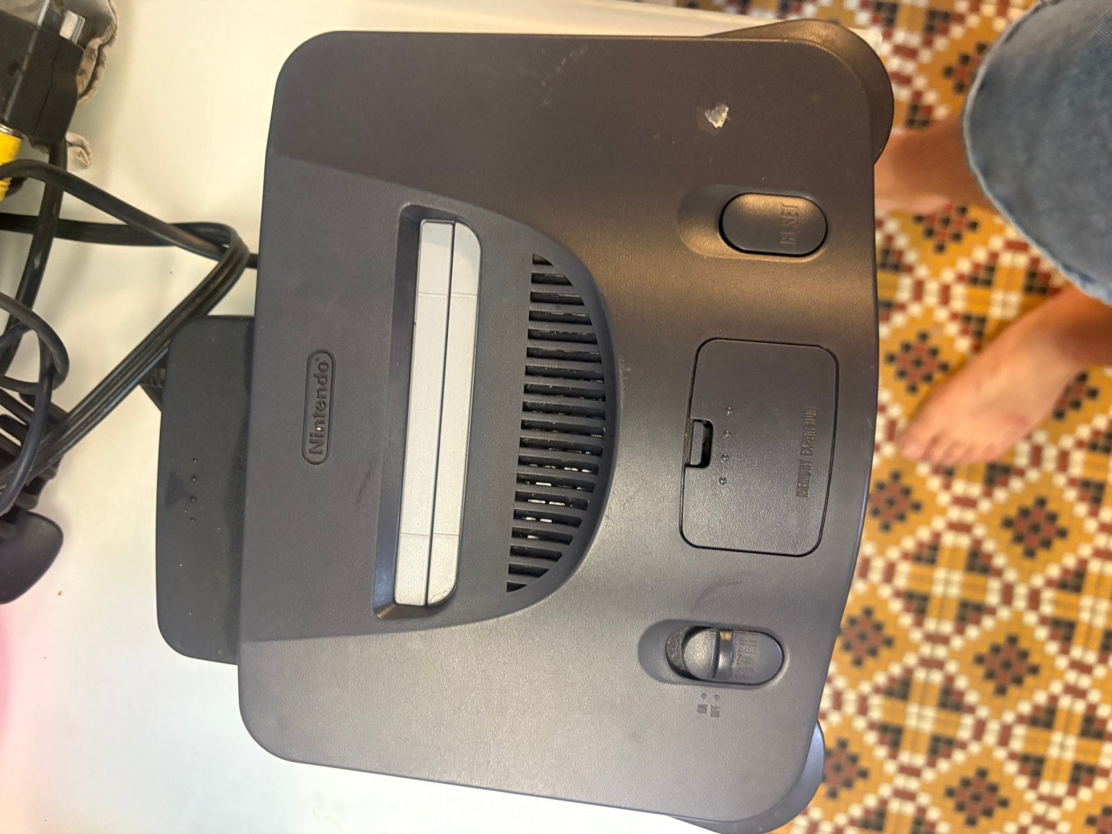 Nintendo 64  met joy stick, Games en Spelcomputers, Ophalen of Verzenden, Gebruikt, Met 1 controller