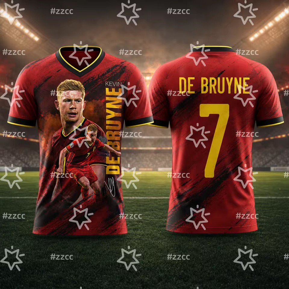 KDB Kevin De Bruyne Special Edition Fan Jersey – NIEUW