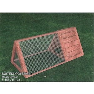 KONIJNENHOK DRIEHOEKVORM 100 x 42 cm, Ophalen of Verzenden, Nieuw, Cavia