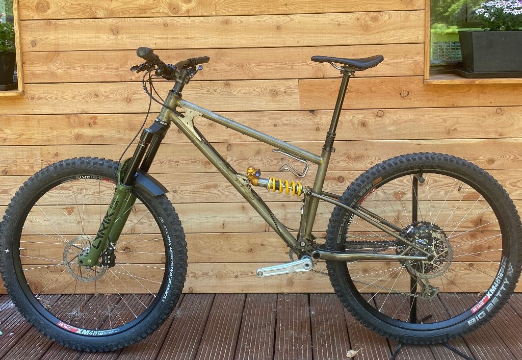 Starling Murmur enduro trail staal mtb, Vélos & Vélomoteurs, Vélos | VTT & Mountainbikes, VTT tout suspendu, Enlèvement, Utilisé