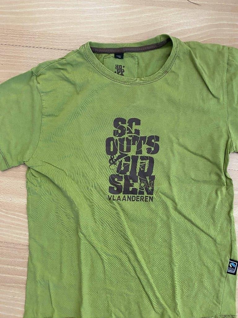 T-shirts Scouting Vlaanderen - Jongen, Overige maten, Ophalen of Verzenden, Scouting Vlaanderen, Gedragen