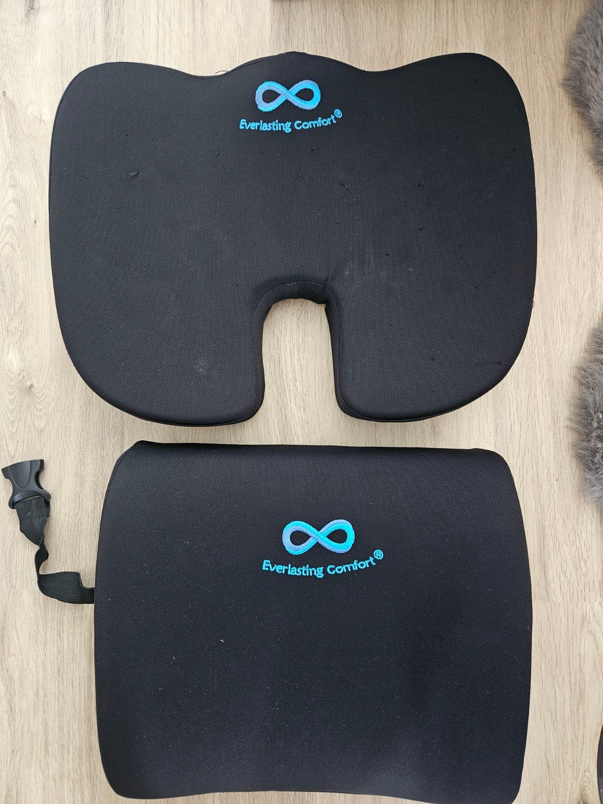 Set coussin d'assise et coussin lombaire ergonomiques, Enlèvement