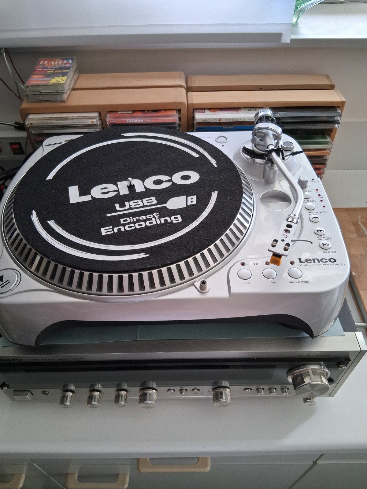 tourne disque lenco. usb, Enlèvement, Utilisé, Tourne-disque, Autres marques