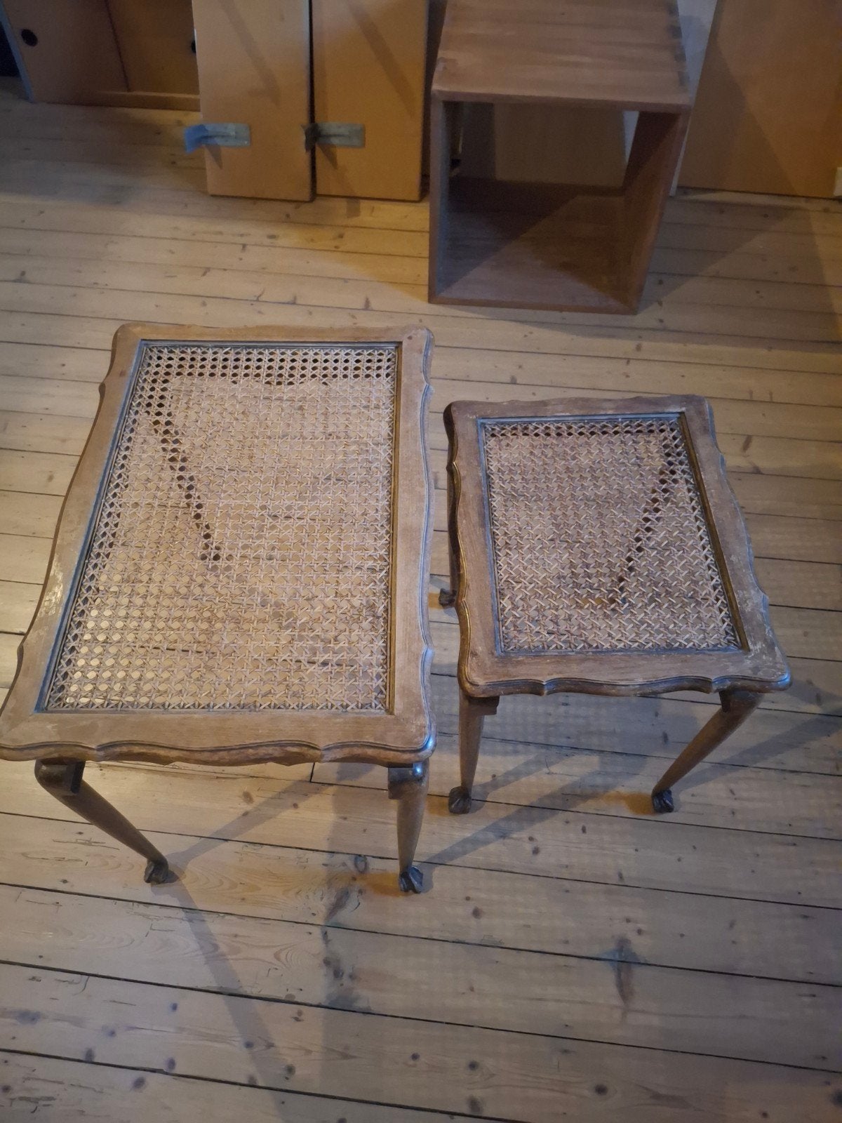 tafeltjes, 55 tot 75 cm, Zo goed als nieuw, Rechthoekig, Hout