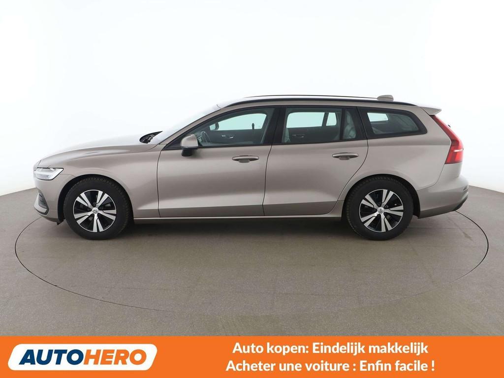 Volvo V60 2.0 D3 (année de construction 2019, automatique), Autos, Cuir, Argent ou Gris, Achat, V60