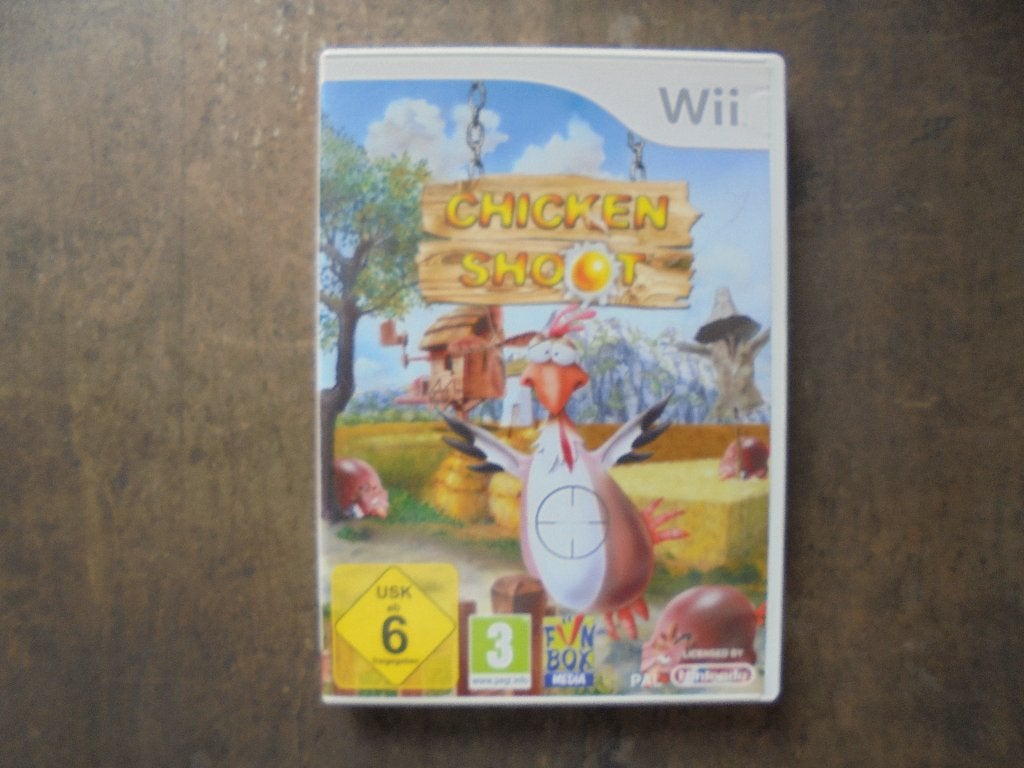 Chicken Shoot voor Wii (zie foto's), Consoles de jeu & Jeux vidéo, Jeux | Nintendo Wii, Shooter, Enlèvement ou Envoi, 1 joueur