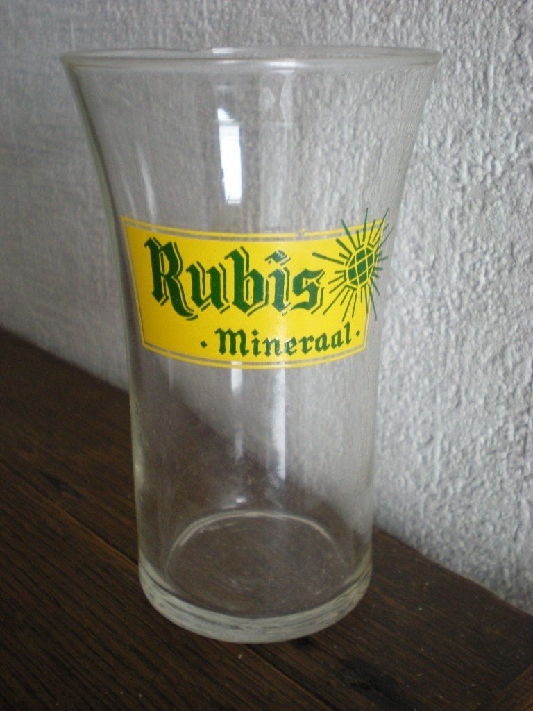 RUBIS Mineral, Collections, Verres & Petits Verres, Comme neuf, Verre à eau, Enlèvement ou Envoi