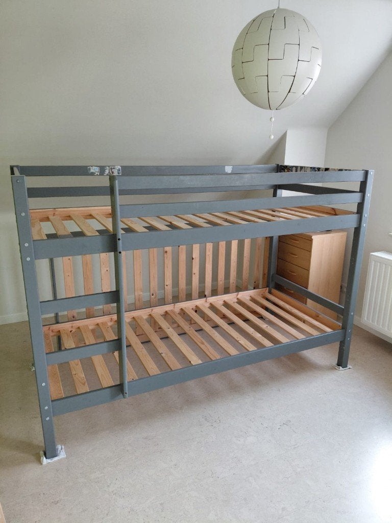 Stapelbed met schuif, 3 slaapplaatsen, Maison & Meubles, Chambre à coucher | Lits superposés & Lits mezzanines, 90 cm, Enlèvement