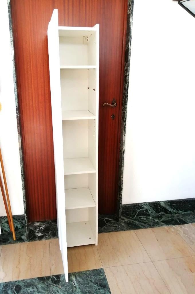 armoire colonne blanche, 25 à 50 cm, Autres matériaux, Moins de 50 cm, Moderne
