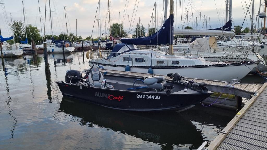 Bass boat Alumacraft Escape 165 50 cv 4t, Sports nautiques & Bateaux, Enlèvement, Électrique, Démarrage électrique