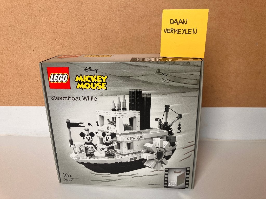 21317 – Steamboat Willie – Micky mouse - Disney, Neuf, Non ouvert/scellé, Enlèvement ou Envoi, Lego